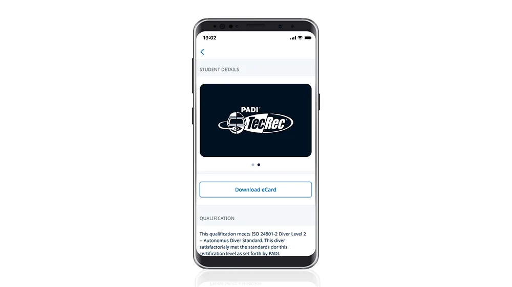 PADI® TecRec® eCard