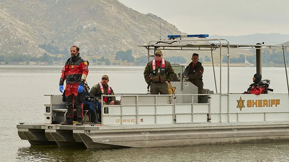public safety divers on a boat
