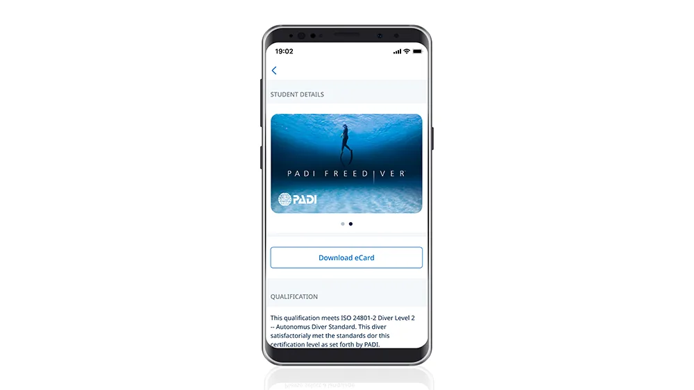 PADI Freediver™ eCard