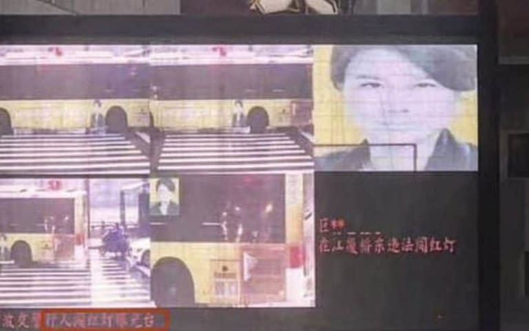Chinese businesswoman accused of jaywalking after AI camera spots her face on an advert
