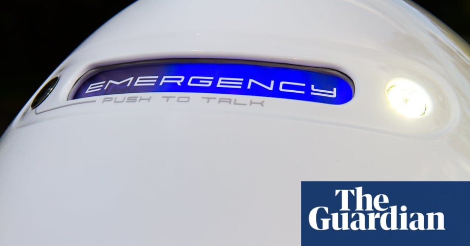 Robot cop found face down in office-block fountain