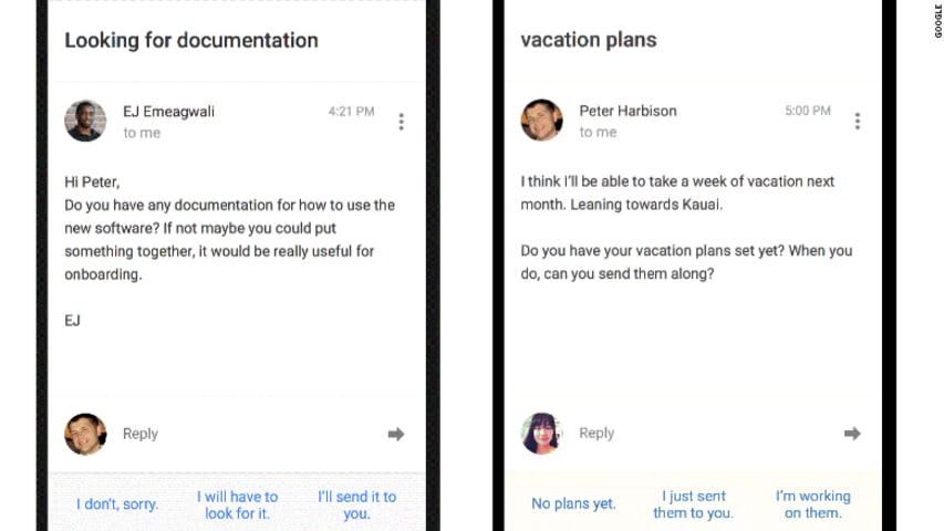 New Gmail feature scans your emails and suggests replies