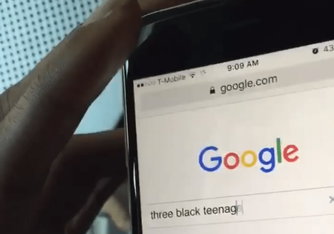 Man compares Google searches for ‘black teenagers’ and ‘white teenagers’