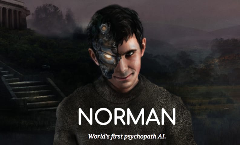 MIT Trains Psychopath Robot 'Norman' Using Only Gruesome Reddit Images