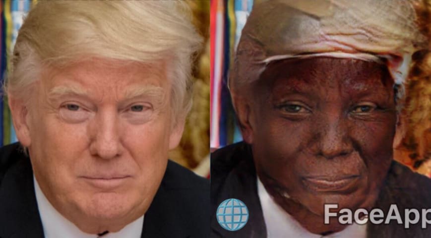 'Racist' FaceApp photo filters encouraged users to black up