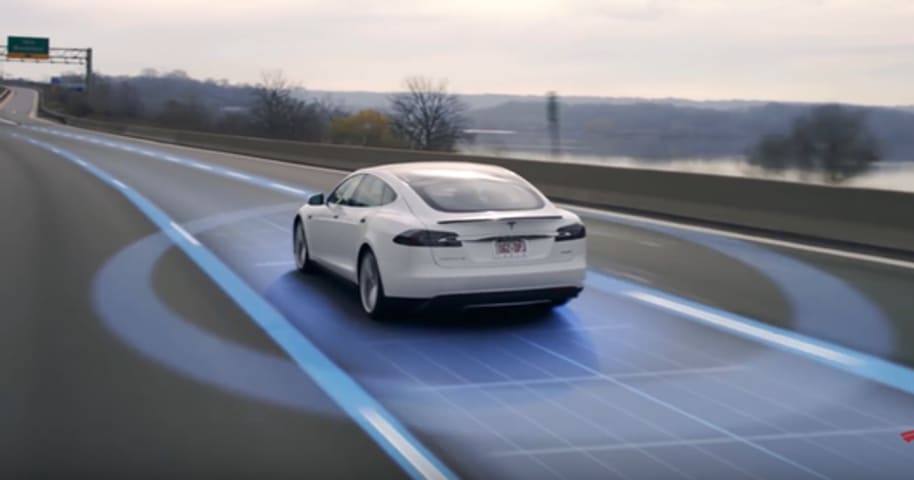 Tesla driver watched 'Harry Potter' movie as he crashed, witness says