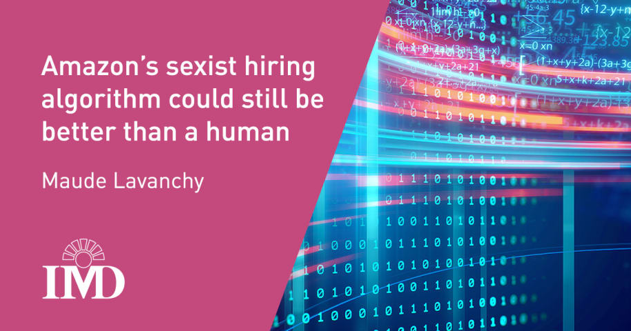 Why Amazon's sexist AI recruiting tool is better than a human.