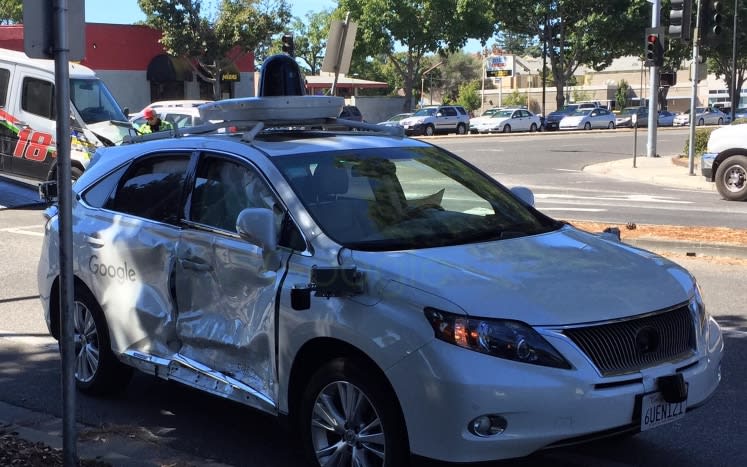 Google's self-driving car involved in serious crash after van jumps a red light