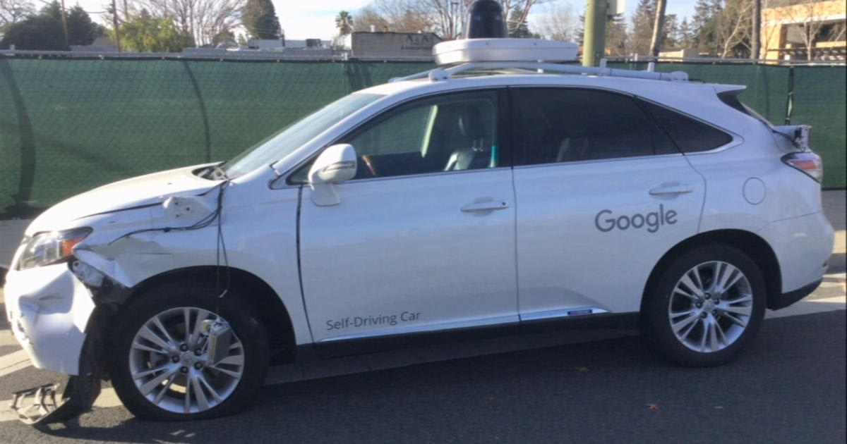 Video shows Google self-driving car hit a bus