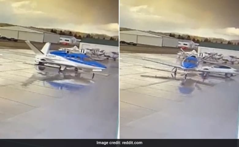 Viral Video: Driverless Tesla Crashes Into Private Jet As Owner Uses "Smart Summon" Feature