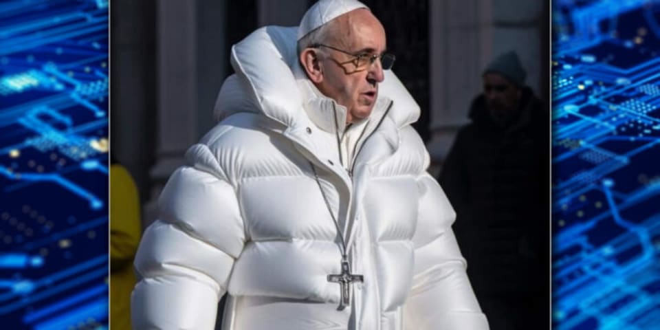 AI-generated puffy pontiff image inspires new warning from Pope Francis