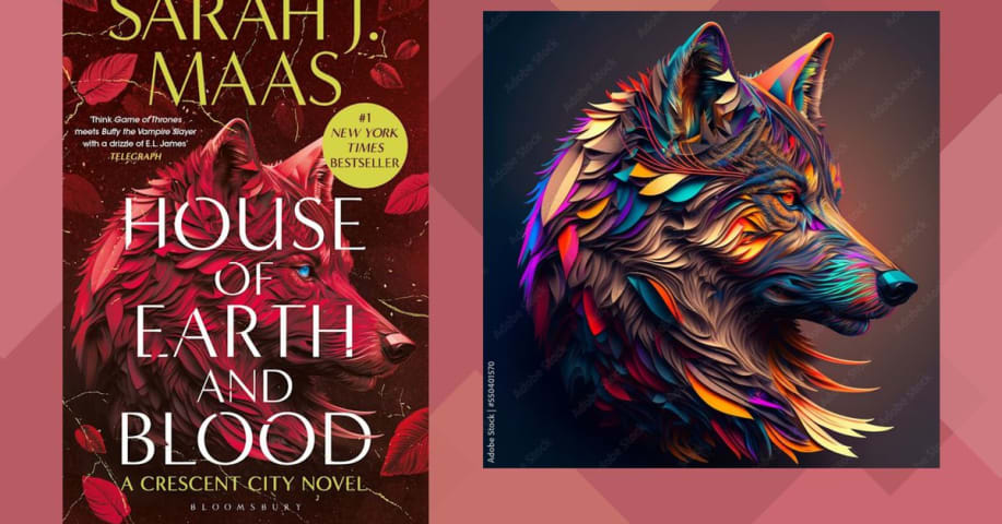 A bestselling fantasy novel is using AI-generated cover art