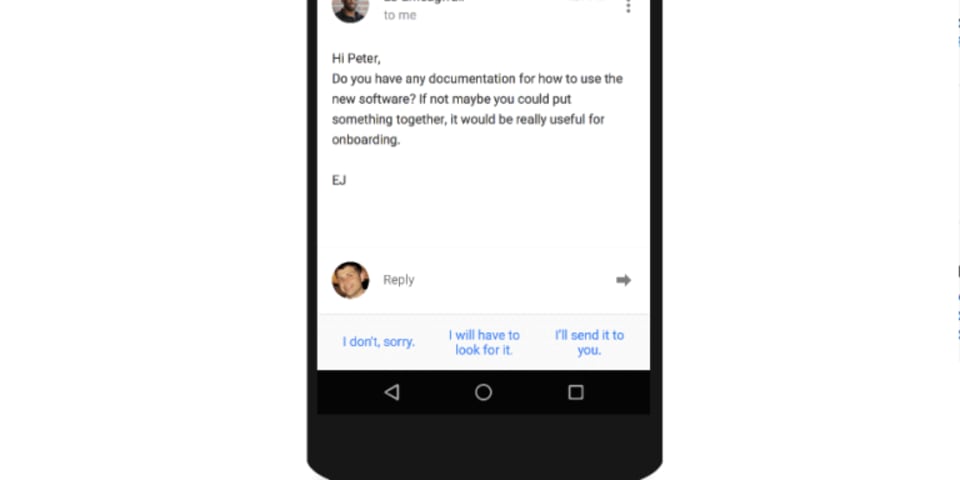 Google's Smart Reply Lets a Computer Answer Your Emails for You