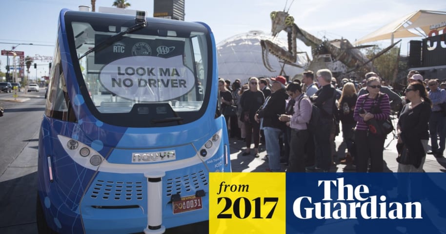 Self-driving bus involved in crash less than two hours after Las Vegas launch