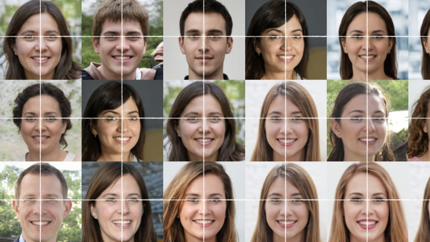 Ce visage de profil LinkedIn souriant pourrait être un faux généré par ordinateur