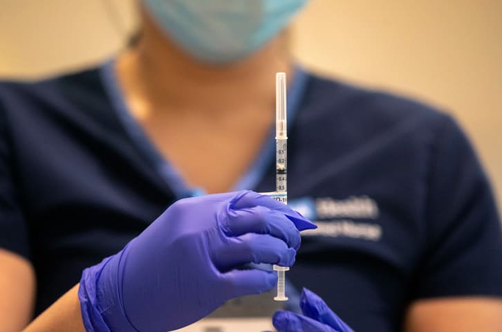 Frontline workers protest at Stanford after hospital distributed vaccine to administrators