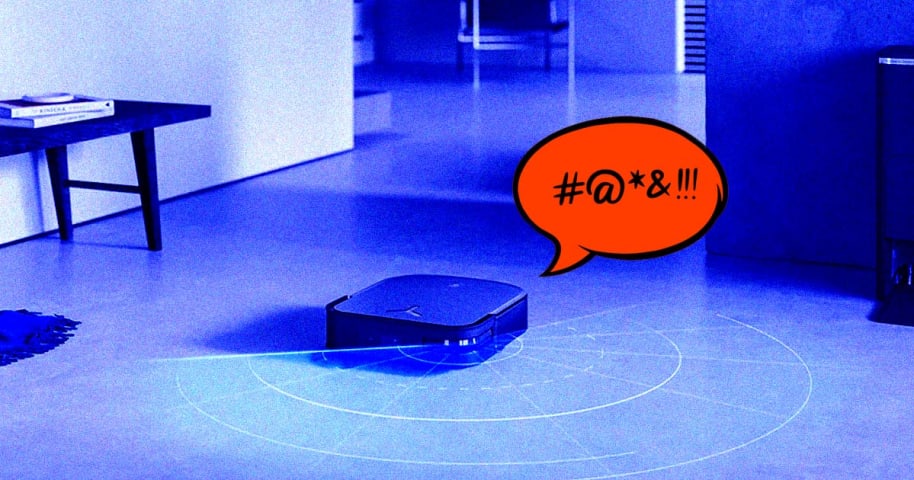 Robot Vacuum Starts Hurling Racial Slurs at Its Owner After Being Hacked