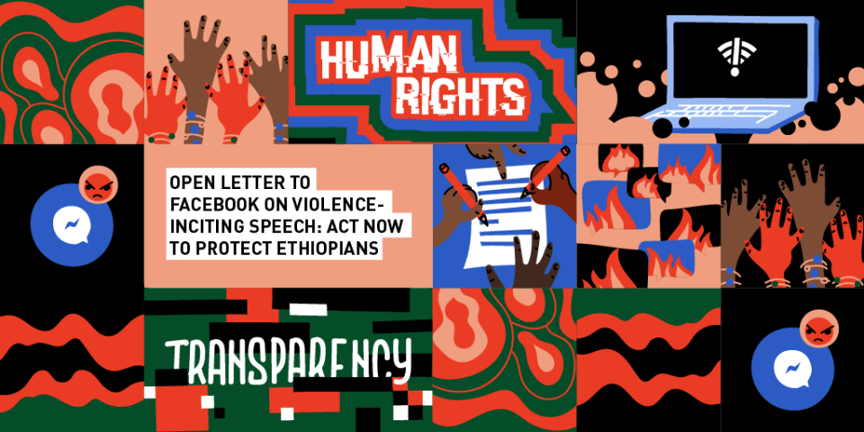 Open letter to Facebook on violence-inciting speech: act now to protect Ethiopians