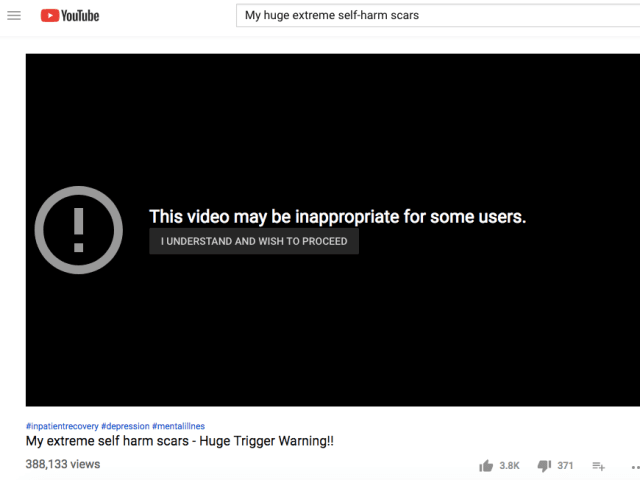 YouTube critiqué pour avoir recommandé des vidéos "d'automutilation" avec des images graphiques
