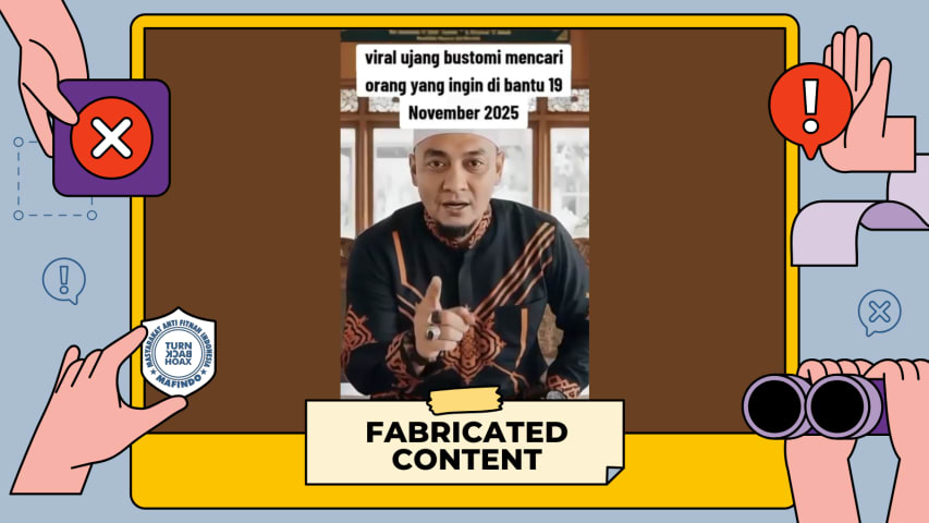 [PENIPUAN] Ustaz Ujang Bustomi Bagi-Bagi Uang melalui Facebook