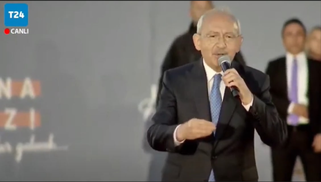 Kilicdaroglu advierte sobre elementos armados y videos falsos antes de su intento de "retirar a Erdogan"