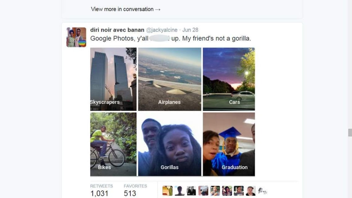 La aplicación Google Photo etiqueta a una pareja negra como 'gorilas'