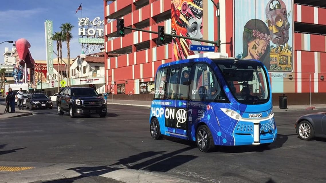 Las Vegas' Driverless Shuttle Is Back In Service But The Feds Want To Examine What Happened