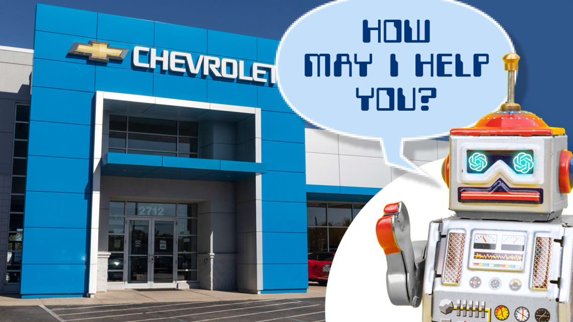 Chevy Dealer's AI Chatbot Allegedly Sold A New Tahoe For $1, Recommended Fords