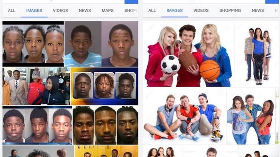 La recherche d'images Google "Trois adolescents noirs" déclenche une ligne de racisme