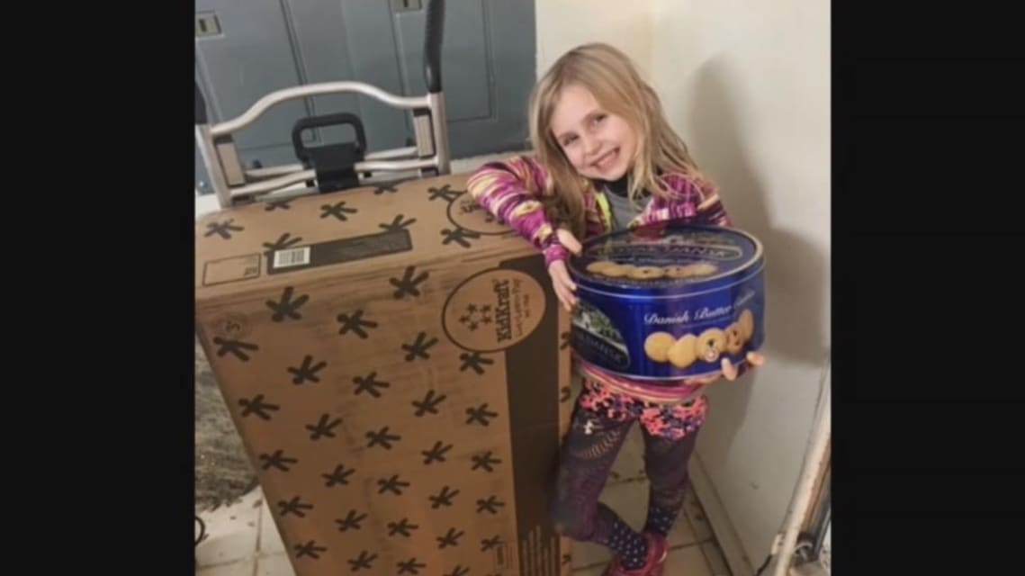 Niño de 6 años ordena casa de muñecas y galletas usando la aplicación Alexa de Amazon