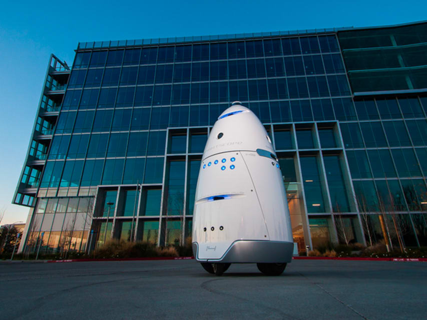 A real-life robocop patrolling Silicon Valley allegedly ran over a child in a mall