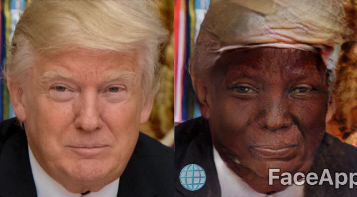 'Racist' FaceApp photo filters encouraged users to black up