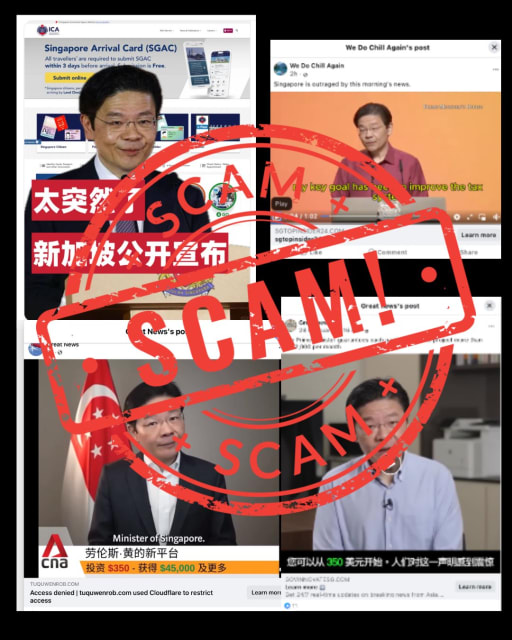 Deepfakes in Singapore: PM Wong warns against digital scams using his image to sell cryptocurrency or get-rich-quick schemes