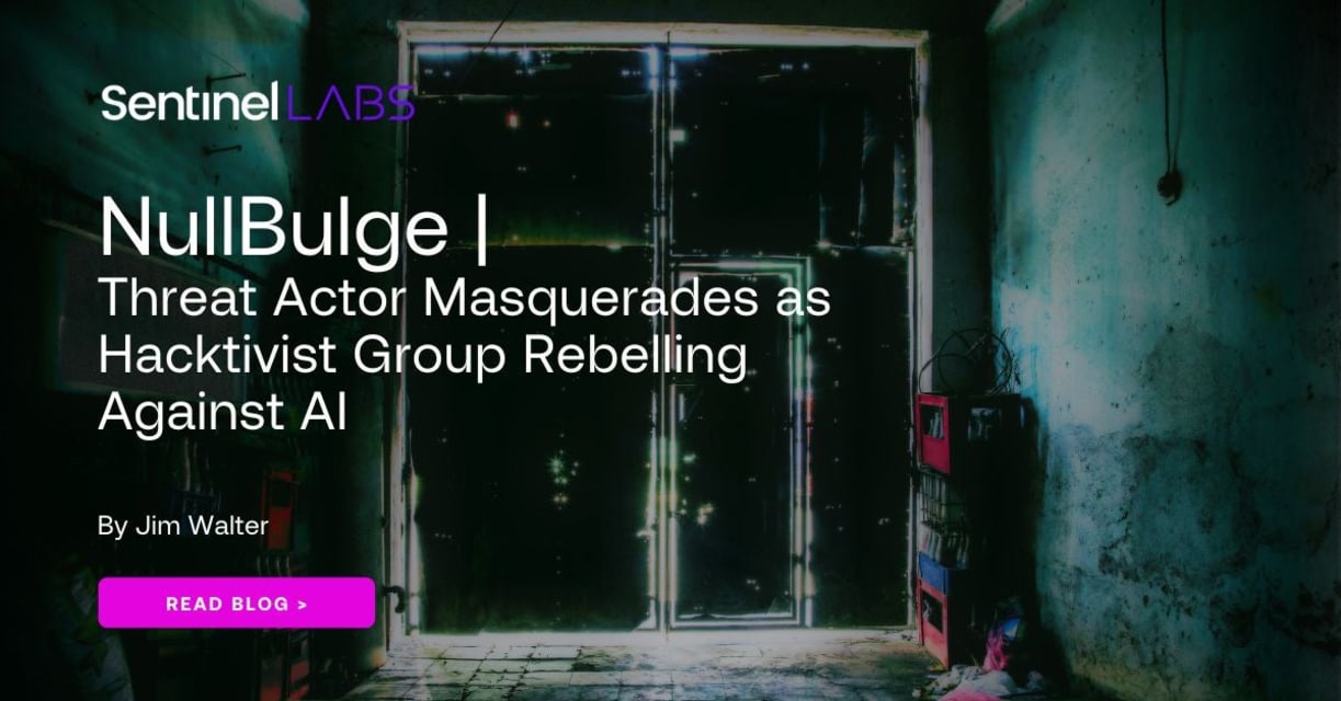 NullBulge | Threat Actor Masquerades as Hacktivist Group Rebelling Against AI