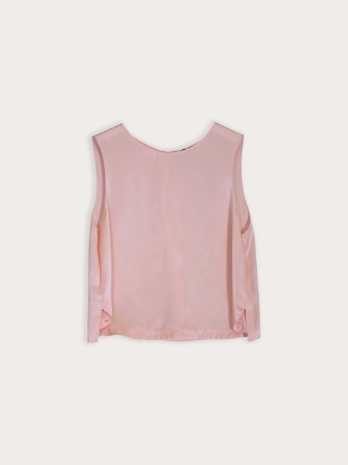 Blouse en Soie Rose