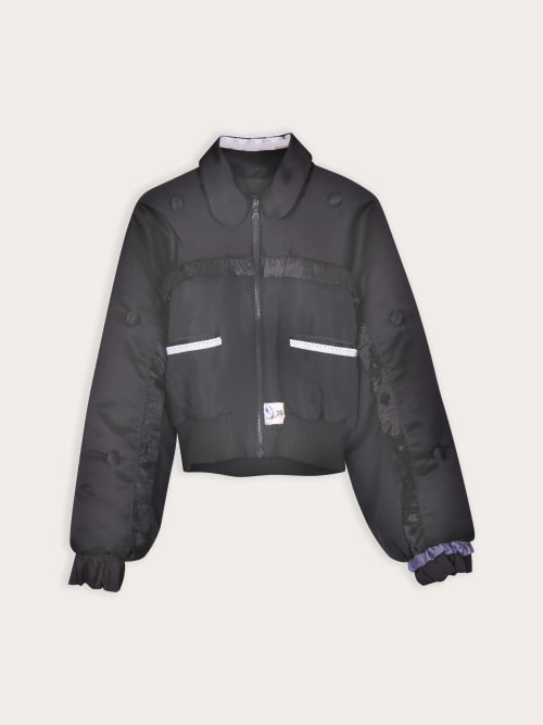 Bomber Upcyclé Noir