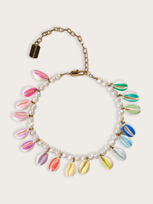 Collier Coquillage Poppers Multico
