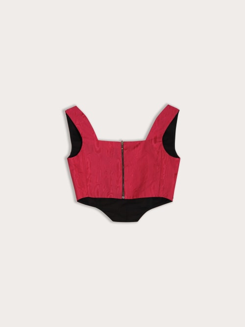 Corset Agathe Leroy Rouge