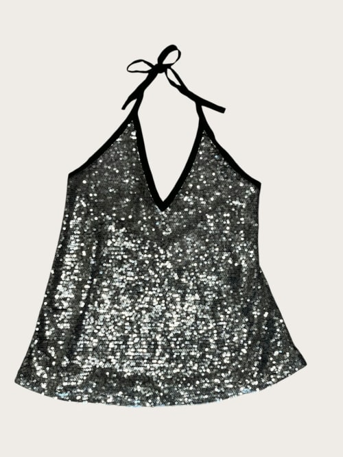 Photo de la pièce Débardeur à sequins disponible à la location en ligne ou dans notre showroom à Paris