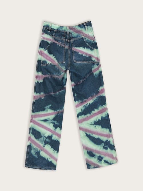 Photo de la pièce Jean Large Eckhaus Latta Tie and Dye Zébré disponible à la location en ligne ou dans notre showroom à Paris