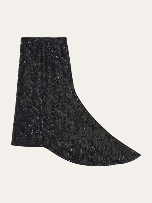 Photo de la pièce Jupe asymétrique à paillettes disponible à la location en ligne ou dans notre showroom à Paris