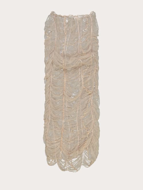 Photo de la pièce Jupe longue transparente disponible à la location en ligne ou dans notre showroom à Paris
