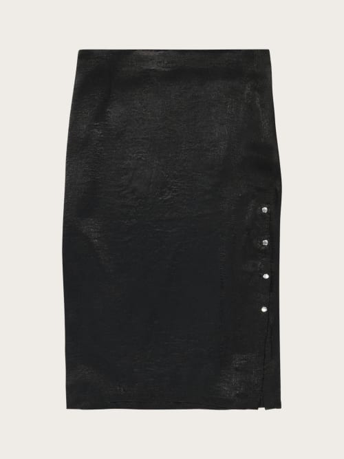 Photo de la pièce Jupe noire en velours disponible à la location en ligne ou dans notre showroom à Paris