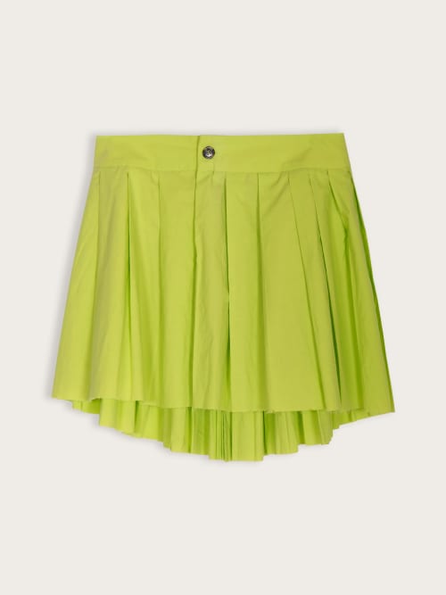 Photo de la pièce Jupe plissée verte disponible à la location en ligne ou dans notre showroom à Paris