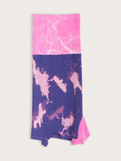 Photo de la pièce Jupe tee-shirt rose & violette disponible à la location en ligne ou dans notre showroom à Paris