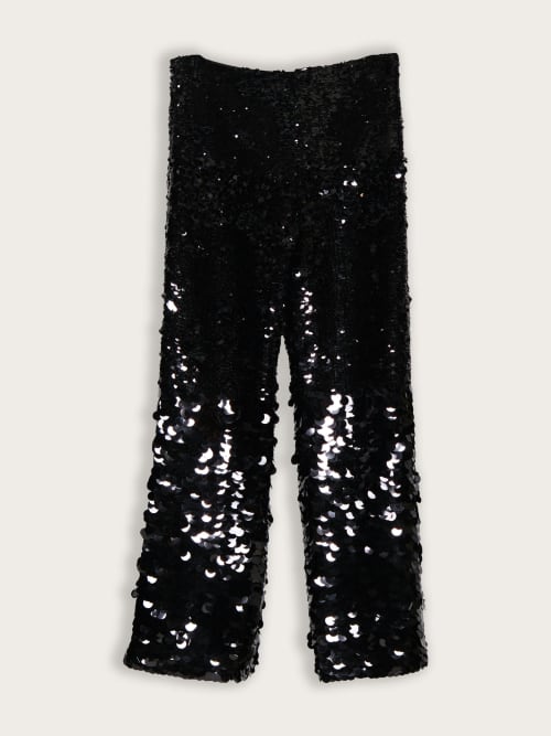 Pantalon à Sequin Noir