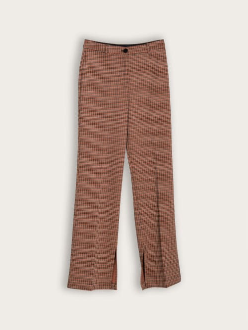 Pantalon Flare à Carreaux