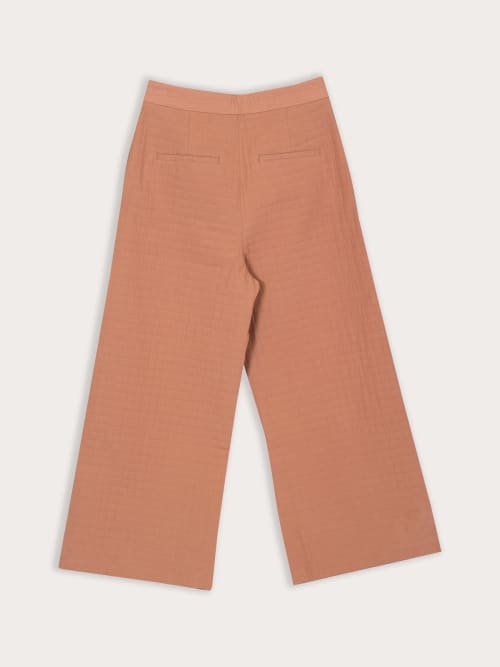 Pantalon Jupe Culotte Gaufré