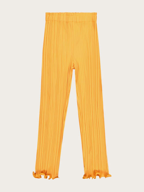 Photo de la pièce Pantalon plissé fluide orange disponible à la location en ligne ou dans notre showroom à Paris