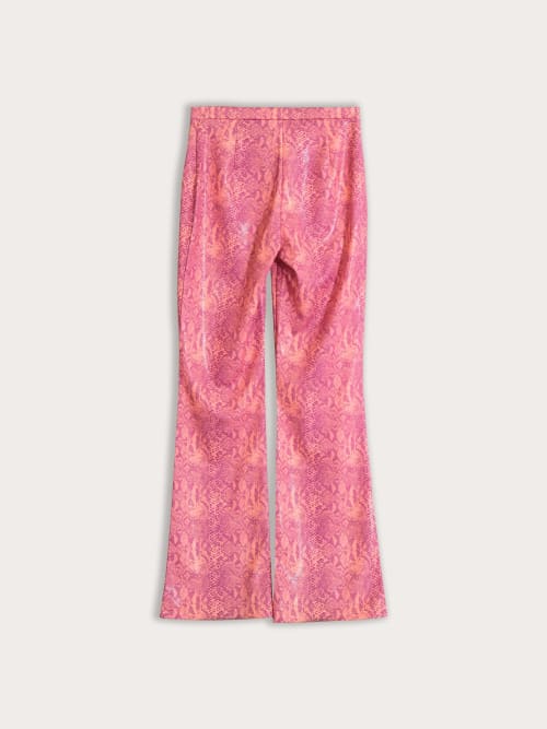 Pantalon Vintage Imprimé Serpent